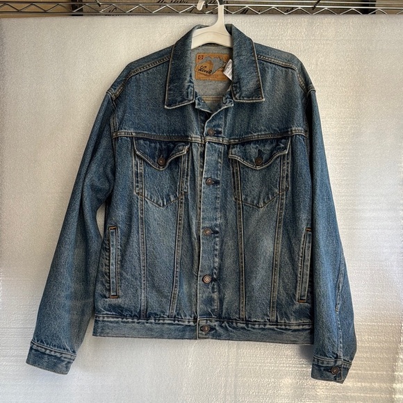 Levi's Jackets & Blazers - Levis Blue Vintage XL Wash Denim Jean Trucker Jacket women’s